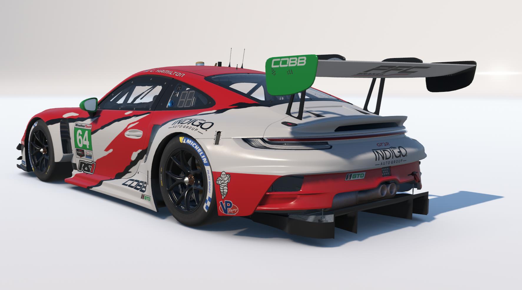 Preview of Chris Hamilton Porsche 911 GT3 R (992) car by Keith Archer