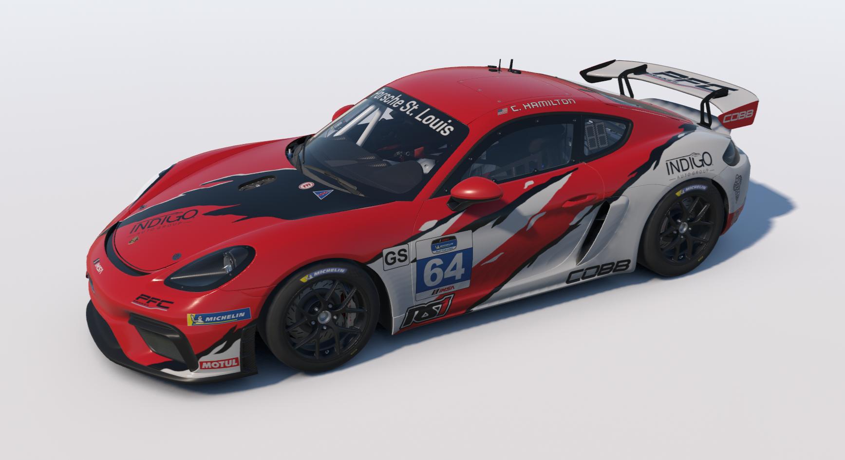 Preview of Chris Hamiltons Porsche 718 GT4 CS MR Car by Keith Archer