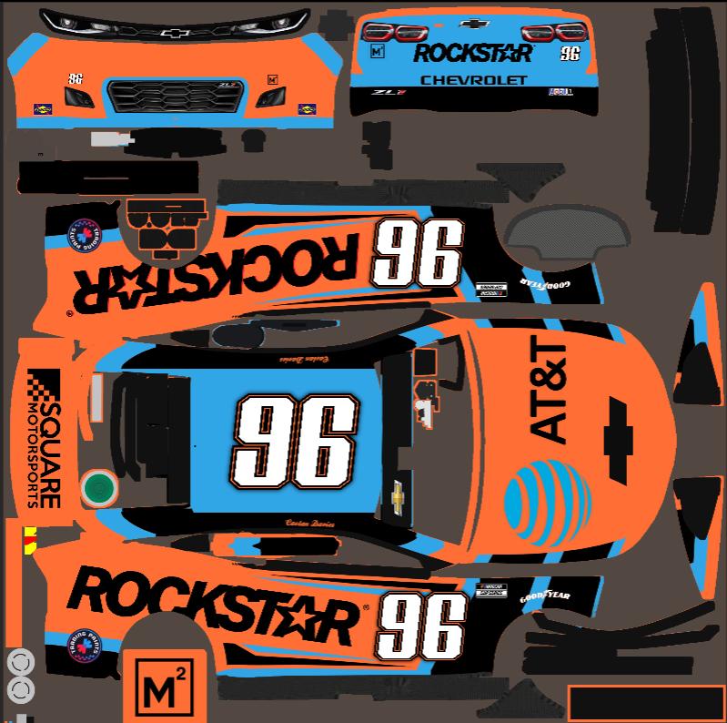 Preview of Custom #96 Square/ATT Next Gen Chevy by Caolan D.