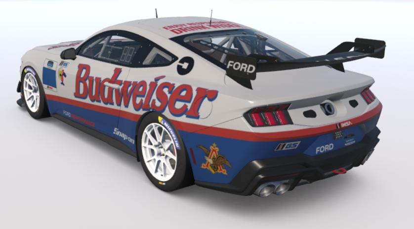 Preview of Ford Mustang GT4 -Budweiser by Brian Bussard