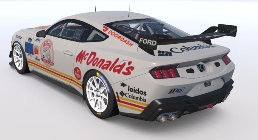 Preview of Ford Mustang GT4 - McDonalds Throwback by Brian Bussard