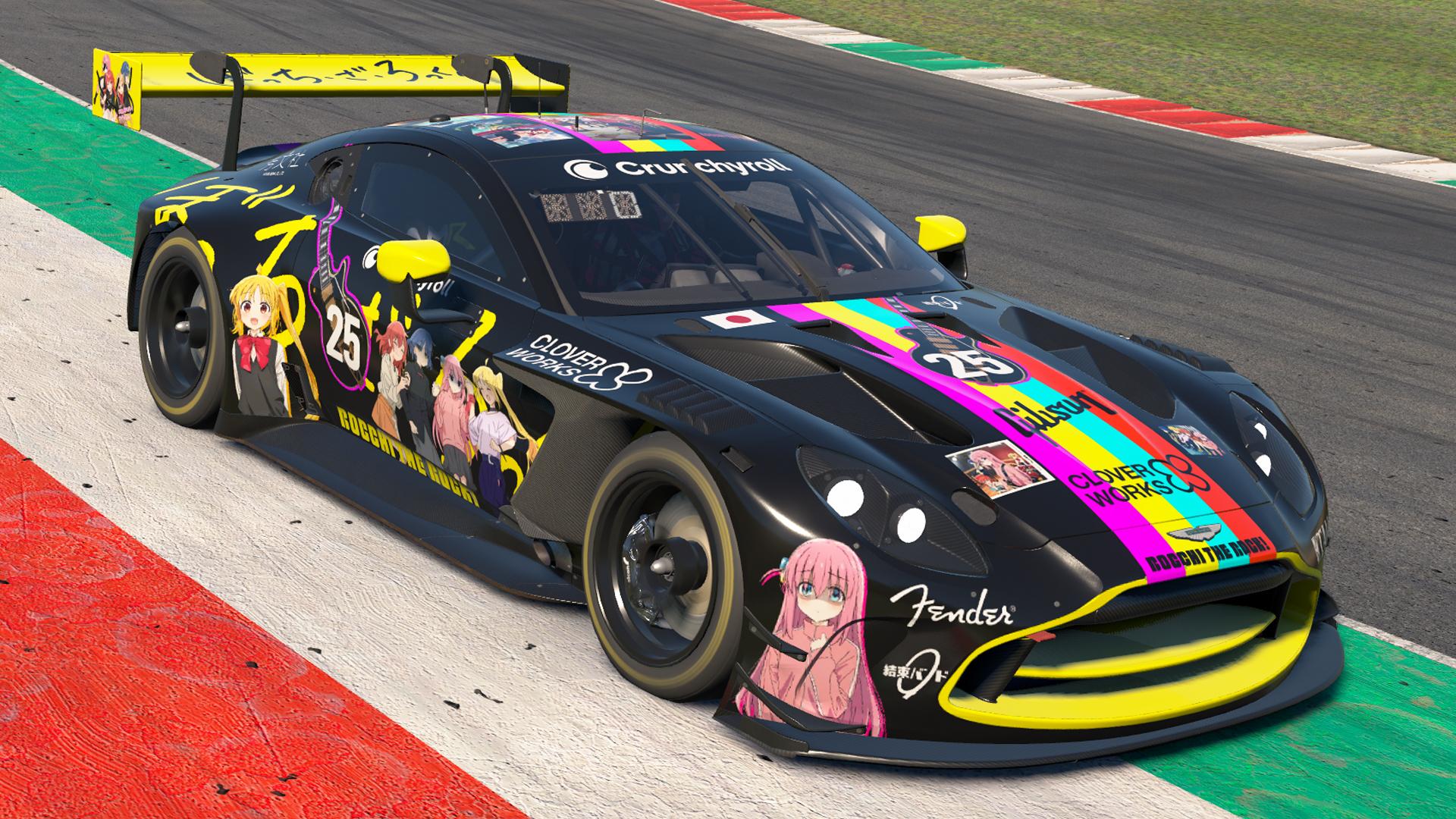 Preview of Bocchi The Rock! Aston Martin Vantage GT3 EVO by Jasper De Jong