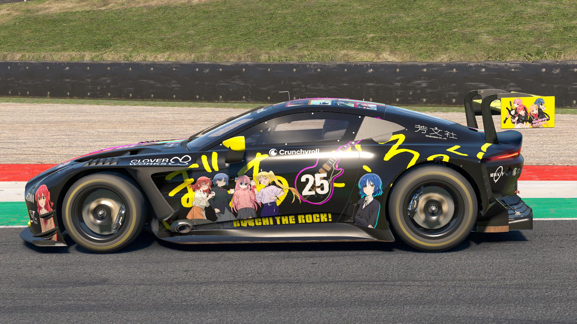 Preview of Bocchi The Rock! Aston Martin Vantage GT3 EVO by Jasper De Jong