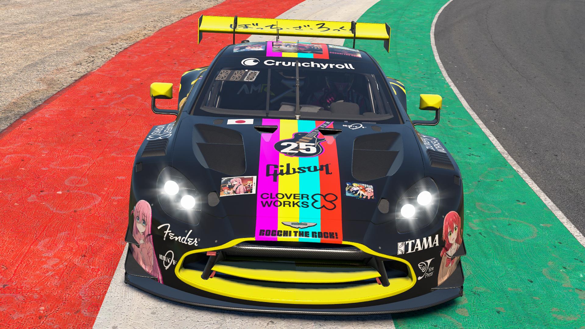 Preview of Bocchi The Rock! Aston Martin Vantage GT3 EVO by Jasper De Jong