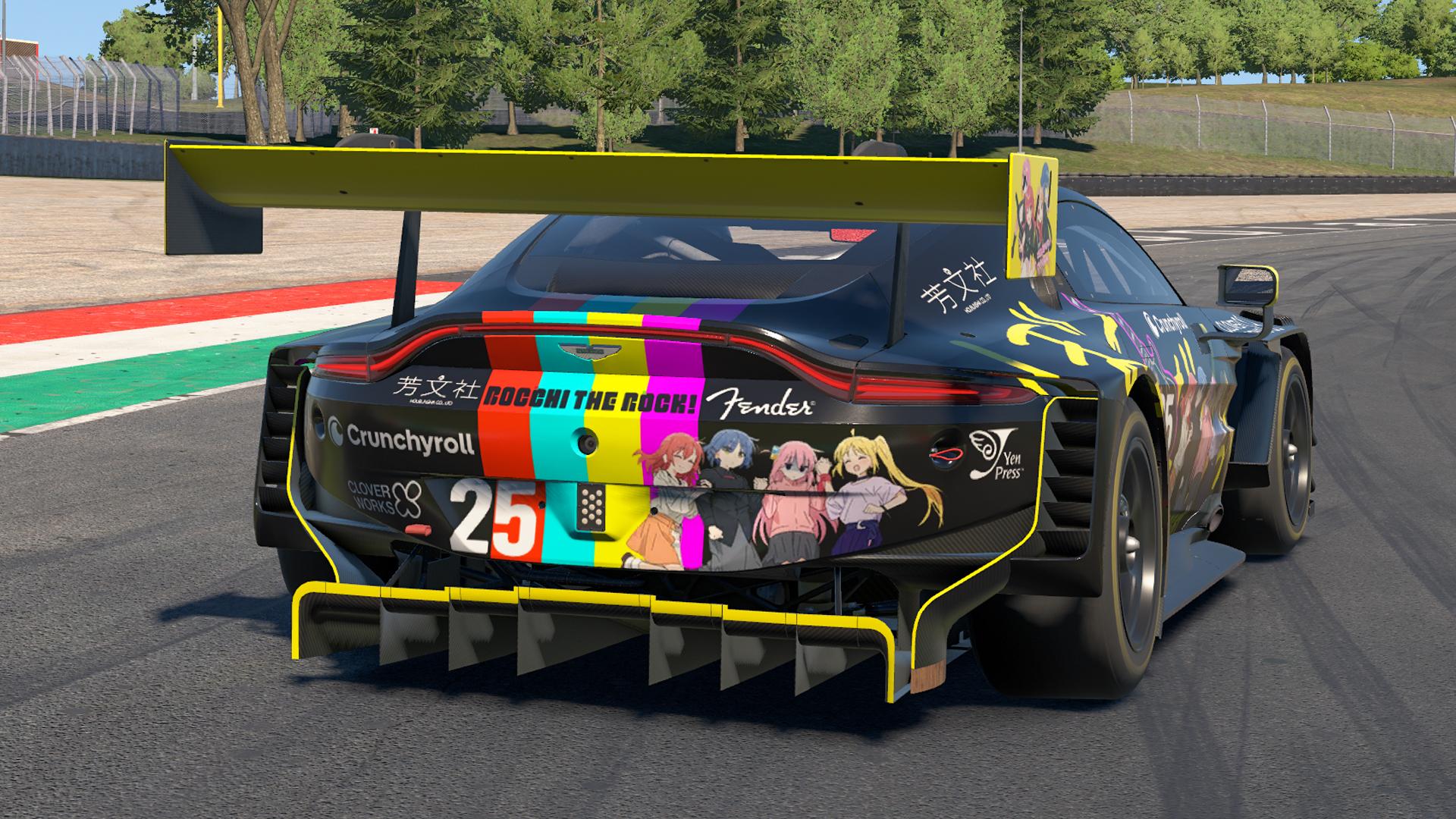 Preview of Bocchi The Rock! Aston Martin Vantage GT3 EVO by Jasper De Jong
