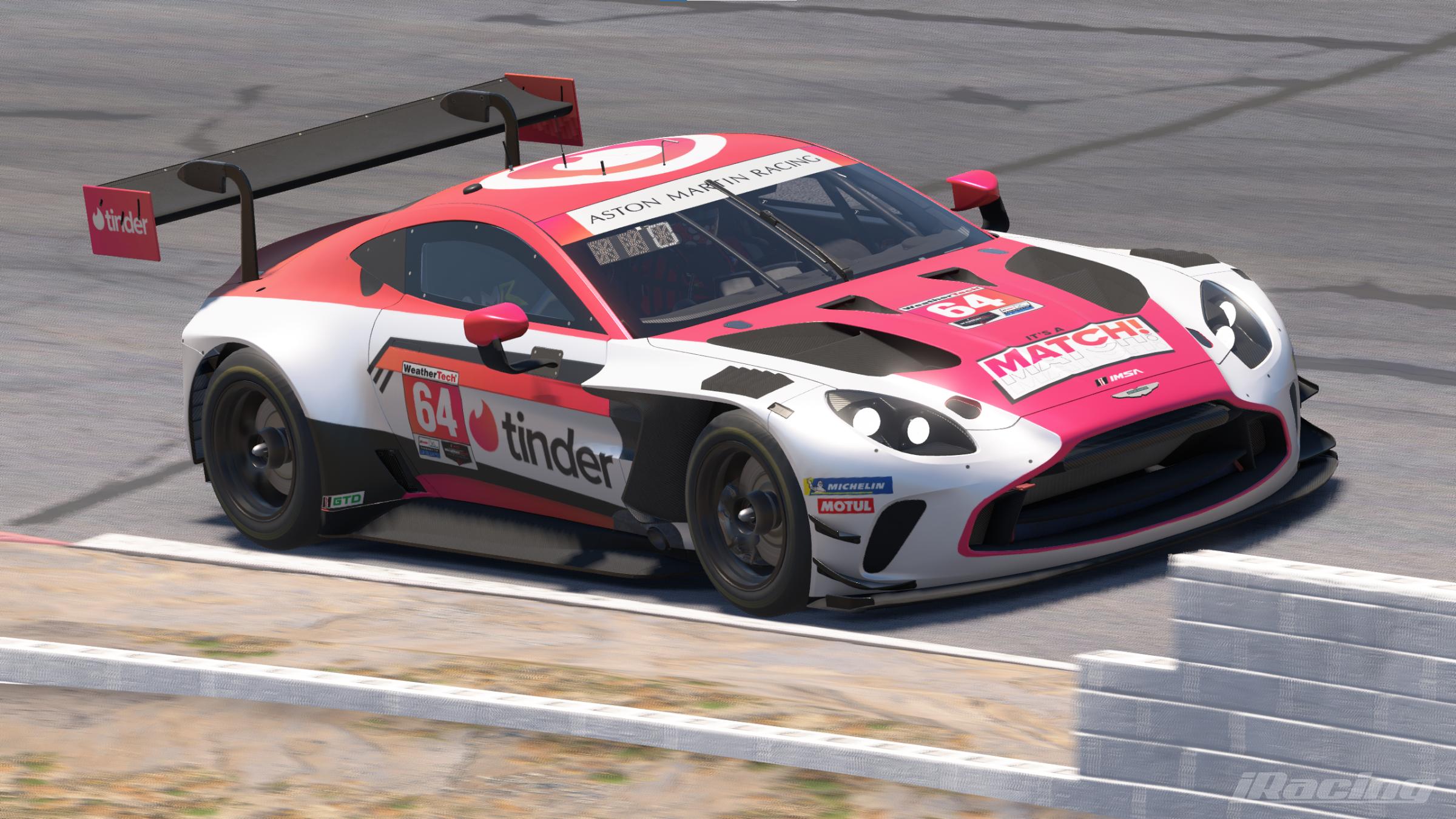 Preview of Tinder Aston Martin Vantage GT3 EVO by Jesper Lindman