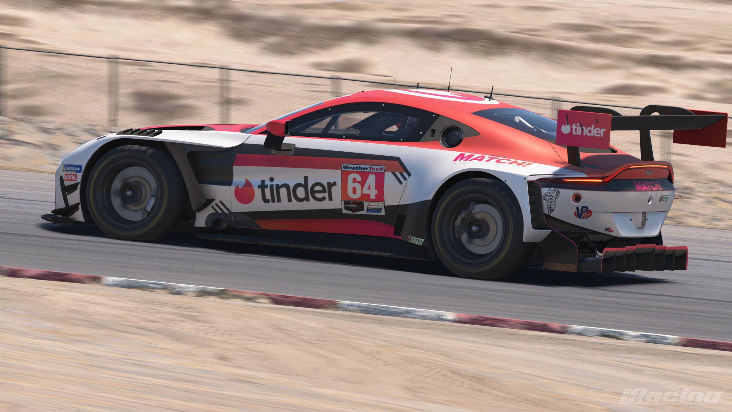 Preview of Tinder Aston Martin Vantage GT3 EVO by Jesper Lindman