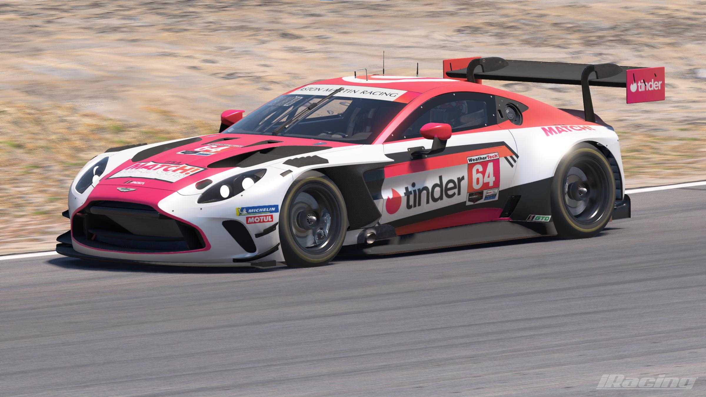 Preview of Tinder Aston Martin Vantage GT3 EVO by Jesper Lindman