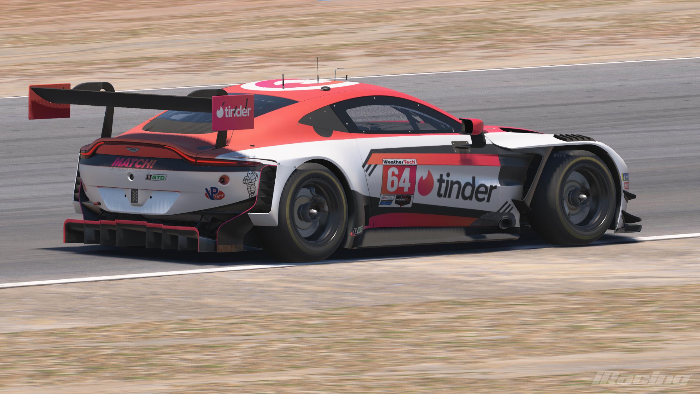 Preview of Tinder Aston Martin Vantage GT3 EVO by Jesper Lindman