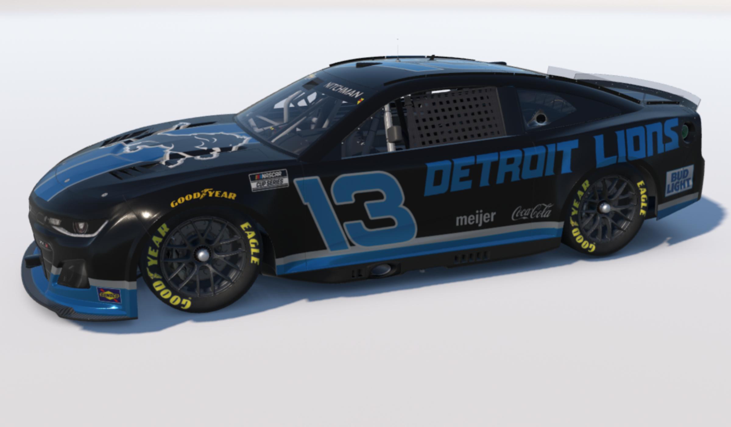 Preview of Detroit Lions Motor City Muscle #13 Chevrolet by Jordan Nitchman