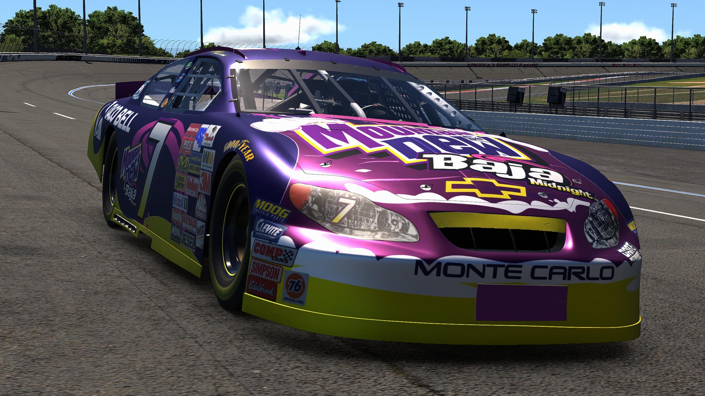 Preview of #7 Mountain Dew Baja Midnight at Taco Bell Gen 4 Chevrolet - Luke Allen Dart Motorsports by Joseph Turley