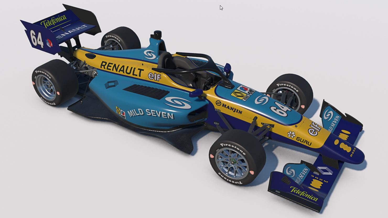 Dallara IL15 Renault R24 theme by Martin Lanza - Trading Paints