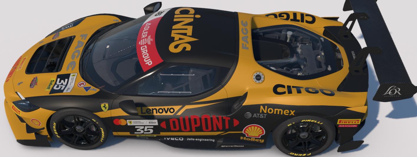 Preview of Dupont/Cintas/Citgo Ferrari 296 Challenge by Ronald Lawson2