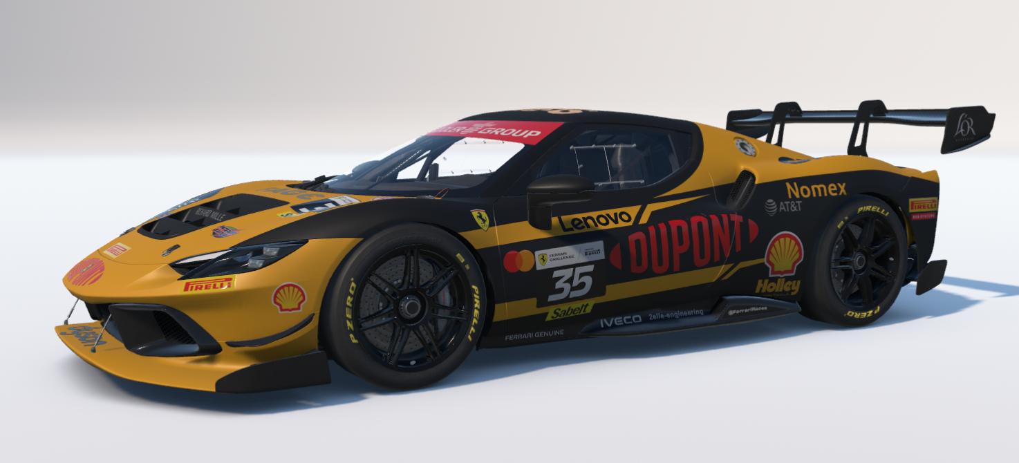 Preview of Dupont/Cintas/Citgo Ferrari 296 Challenge by Ronald Lawson2