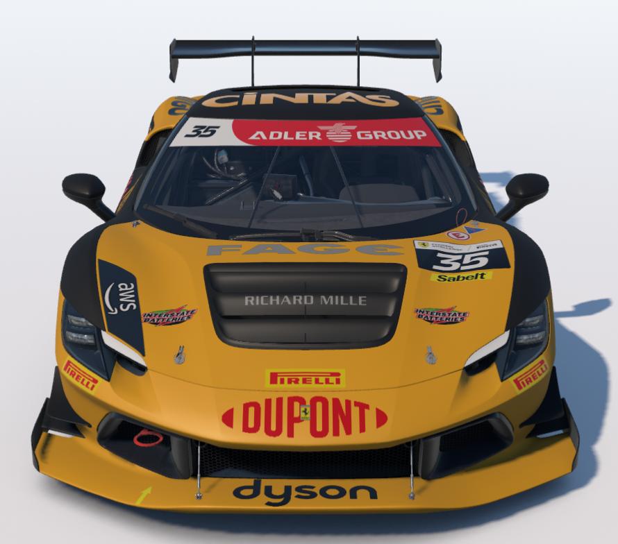 Preview of Dupont/Cintas/Citgo Ferrari 296 Challenge by Ronald Lawson2