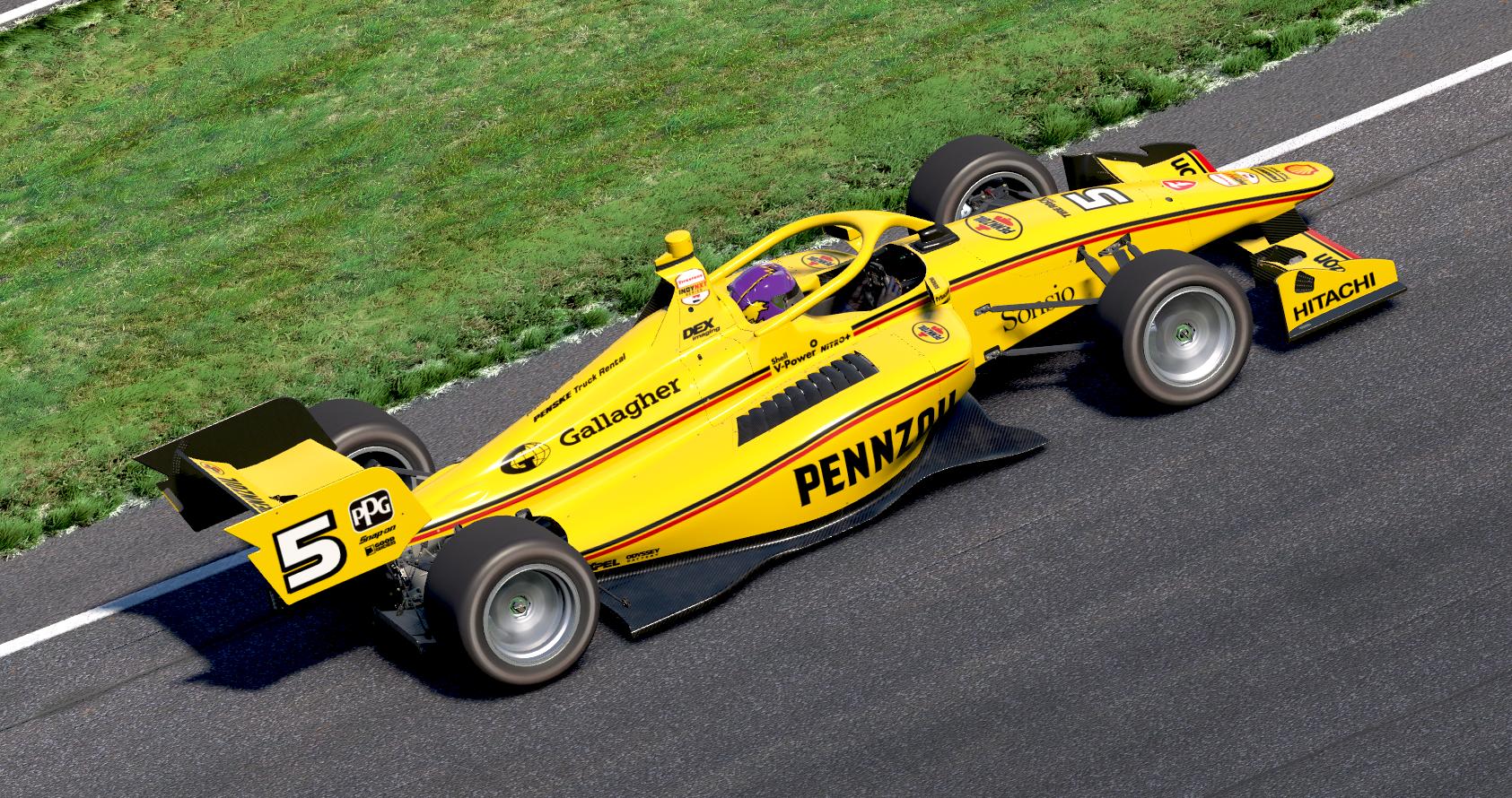 Preview of Scott McLaughlin 2025 Indy 500 Pennzoil by Tyler Tucker