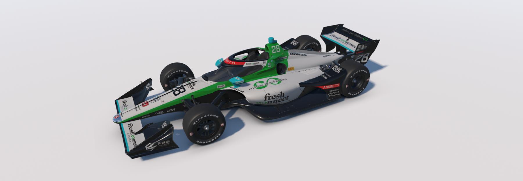 Preview of #28 Marcus Erickson Andretti Fresh Connect central 2025 livery  by Tayne Hodesson