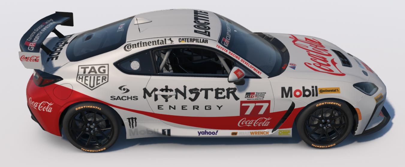 Preview of Coca Cola/Tag Heuer Toyota GR86 by Ronald Lawson2