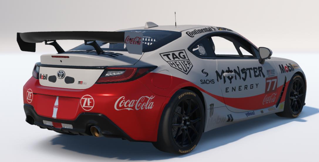 Preview of Coca Cola/Tag Heuer Toyota GR86 by Ronald Lawson2