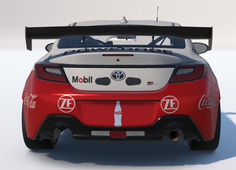 Preview of Coca Cola/Tag Heuer Toyota GR86 by Ronald Lawson2