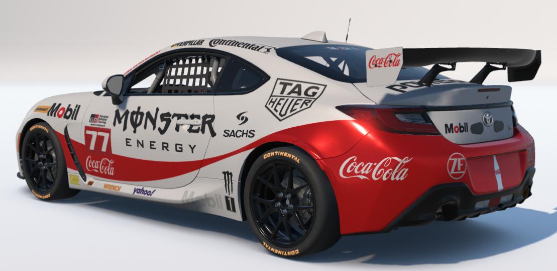 Preview of Coca Cola/Tag Heuer Toyota GR86 by Ronald Lawson2