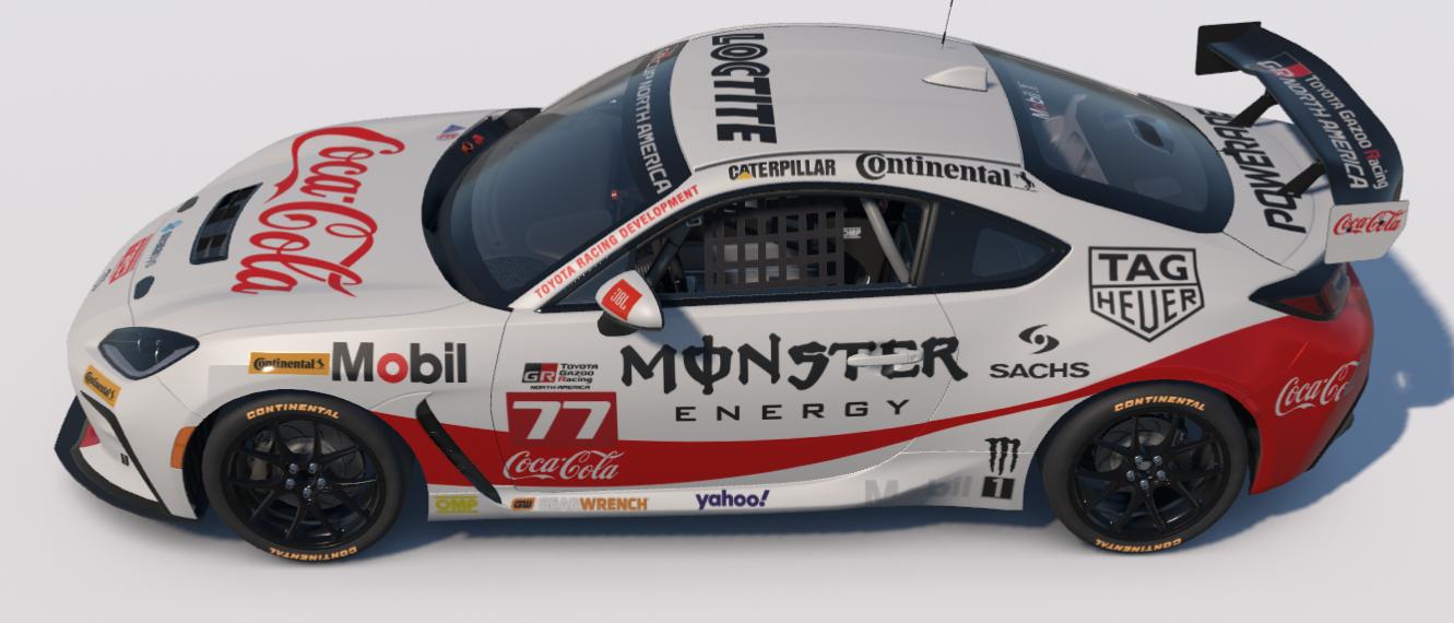 Preview of Coca Cola/Tag Heuer Toyota GR86 by Ronald Lawson2