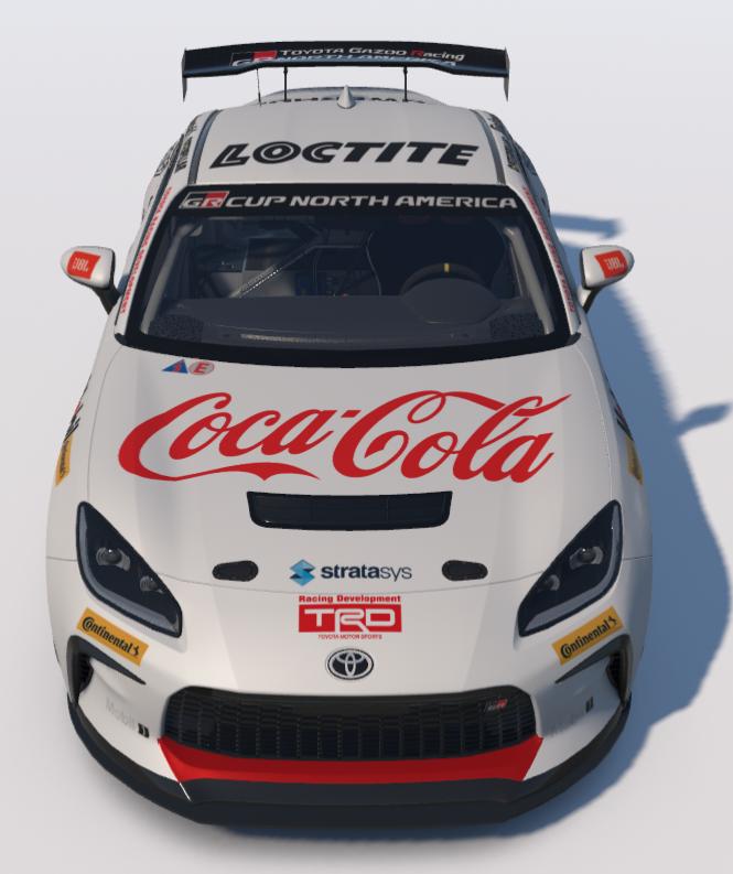 Preview of Coca Cola/Tag Heuer Toyota GR86 by Ronald Lawson2
