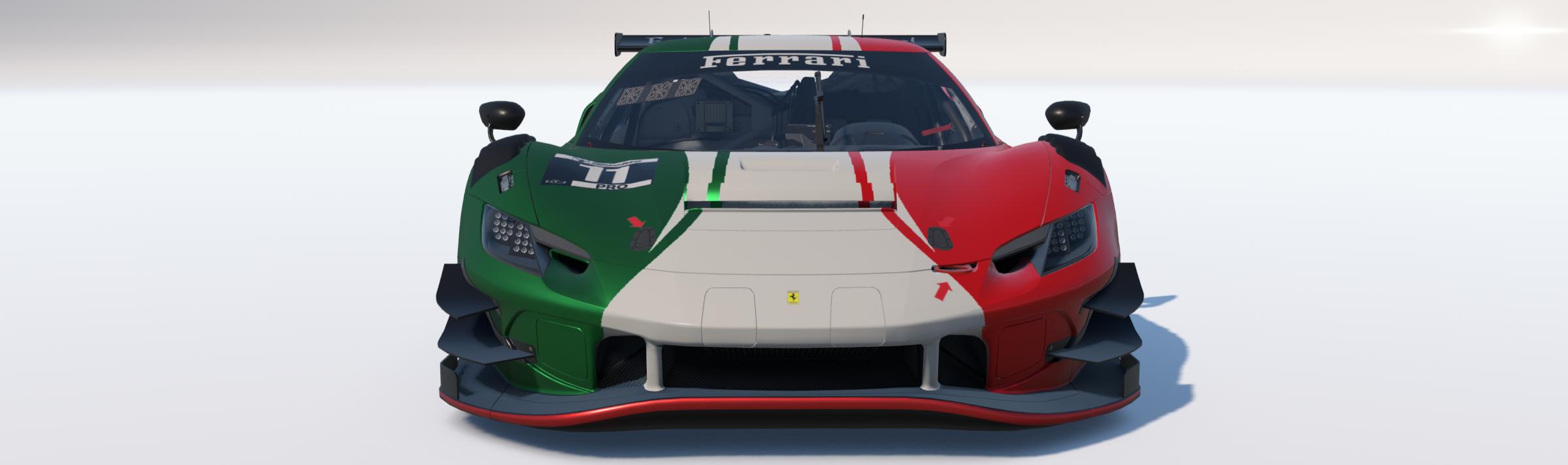 Preview of Ferrari 296 GT3 Italian by Kimber Jansen