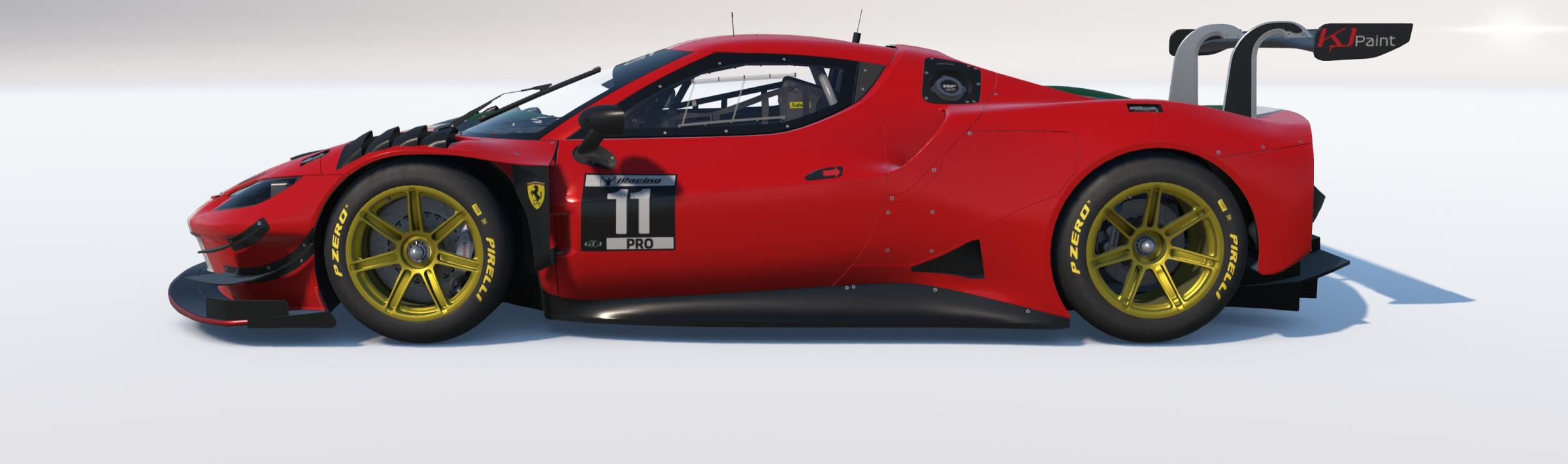 Preview of Ferrari 296 GT3 Italian by Kimber Jansen