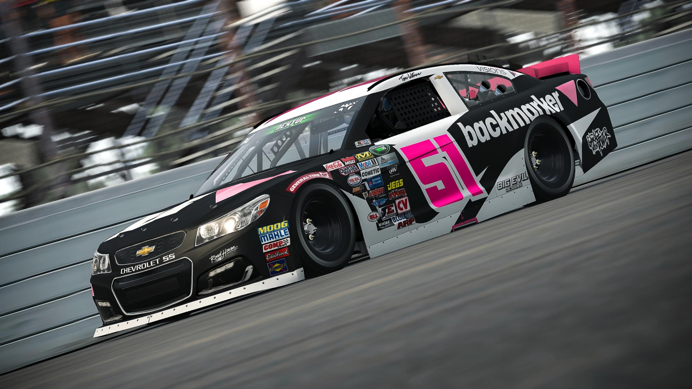 Preview of #51 Backmarker Breast Cancer Awareness - Arca Chevy SS - Tom Wetmore by Eric McFarland