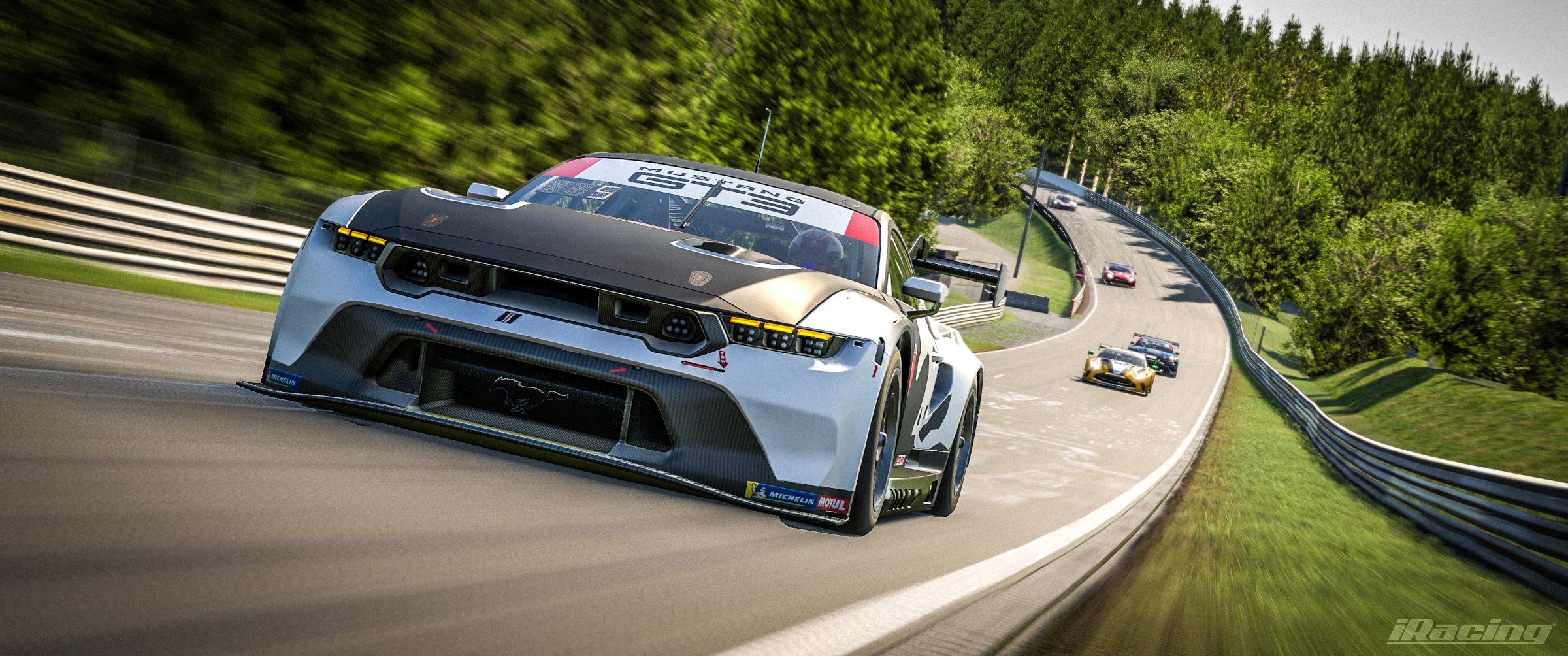 Preview of White Horse Ford Mustang GT3 by Nik Paquin
