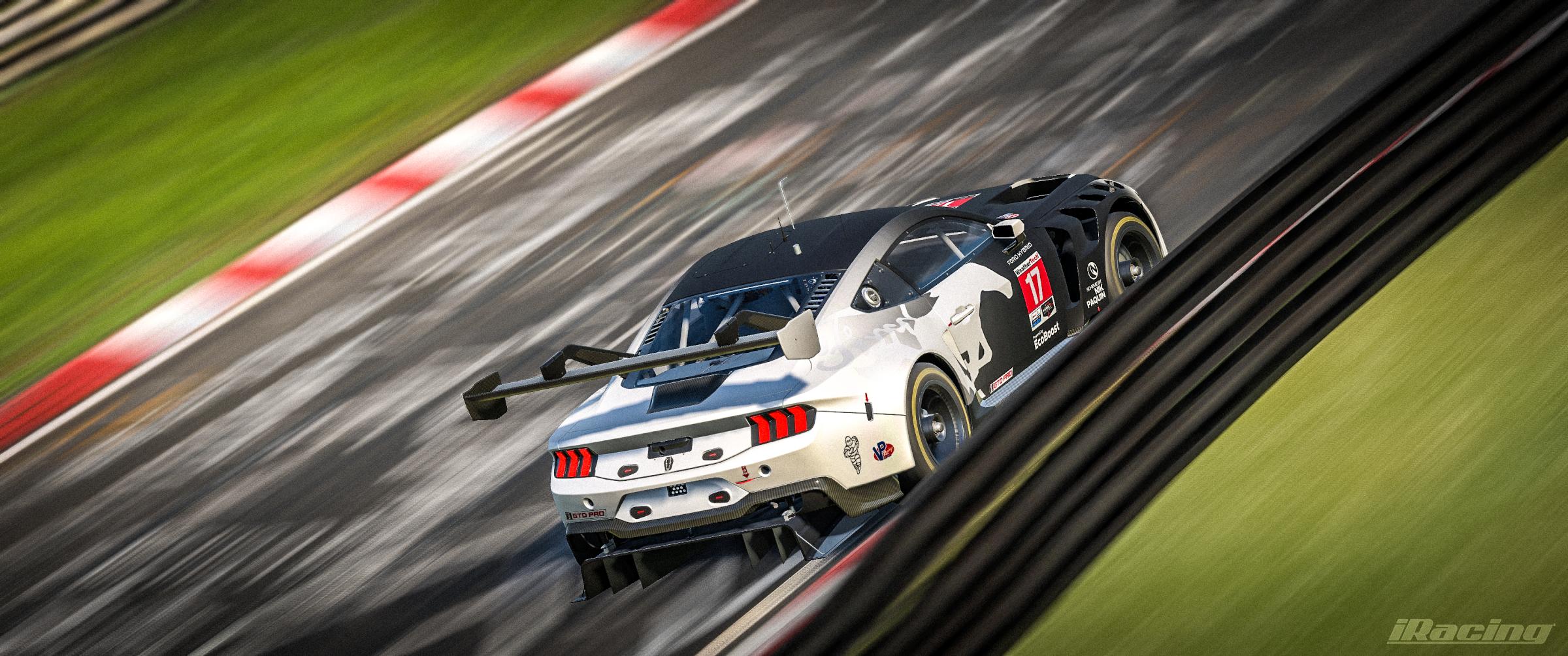 Preview of White Horse Ford Mustang GT3 by Nik Paquin