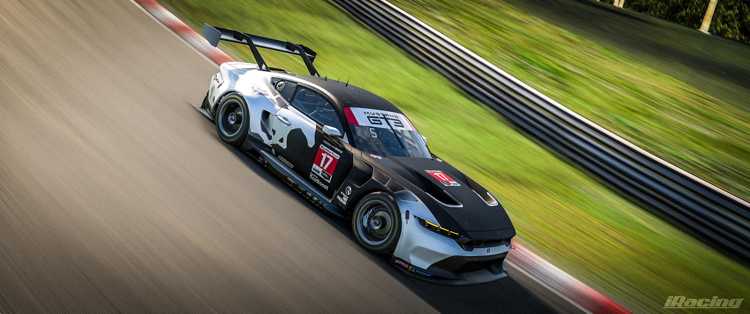 Preview of White Horse Ford Mustang GT3 by Nik Paquin
