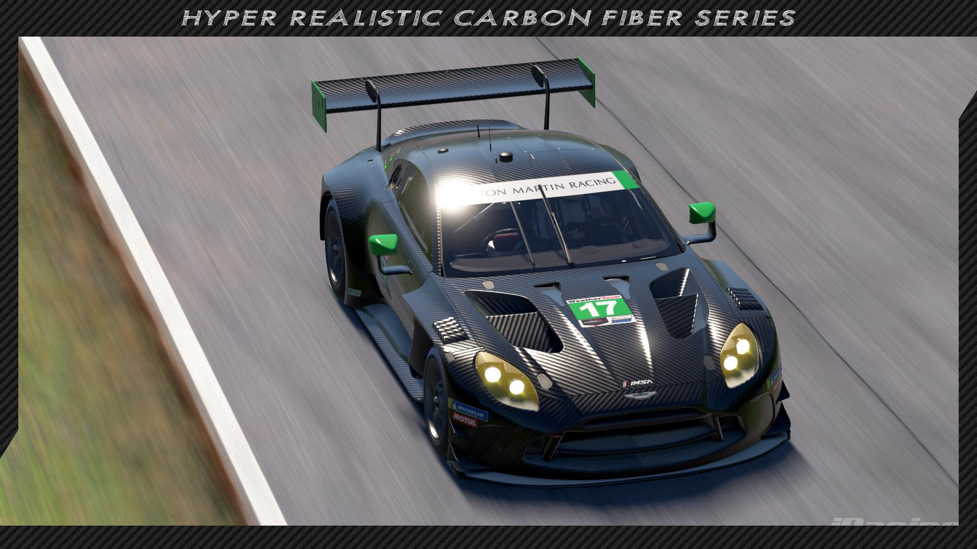 Preview of Aston Martin Vantage GT3 EVO Hyper Realistic Carbon Fiber Shader (IMSA Series) by Gio J J.
