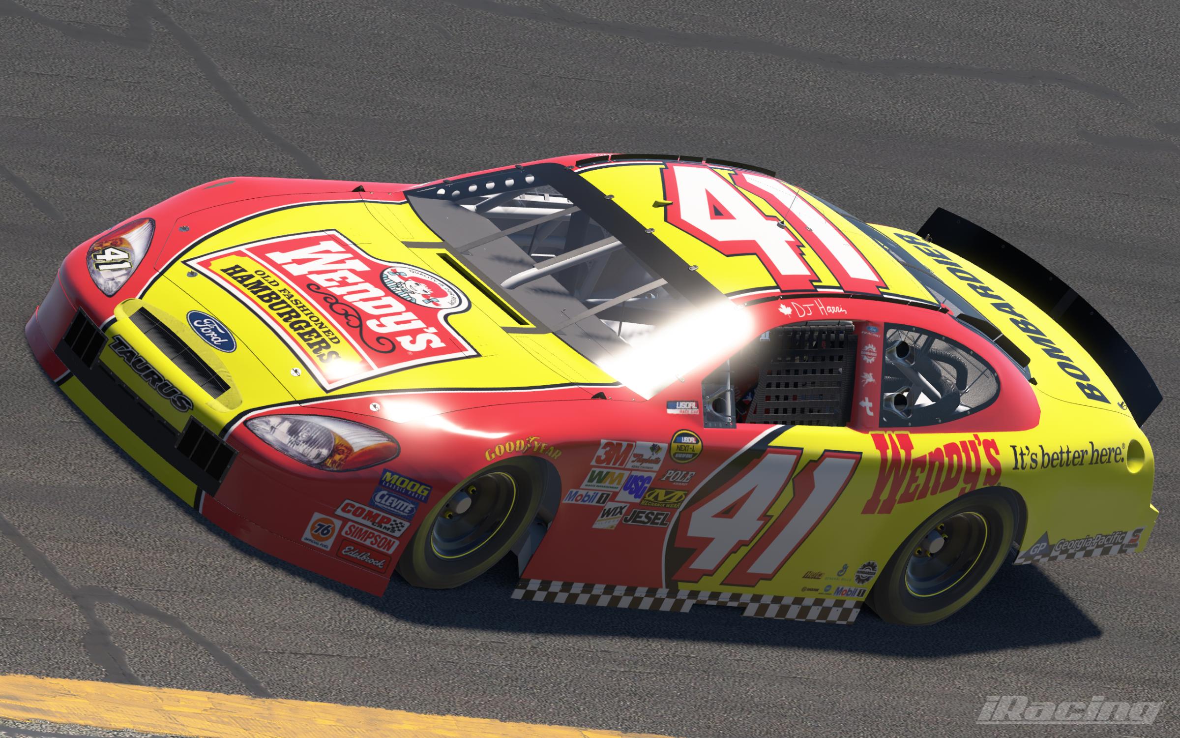 Preview of #41 - DJ Harris - Wendys Ford Taurus by Darrel Harris