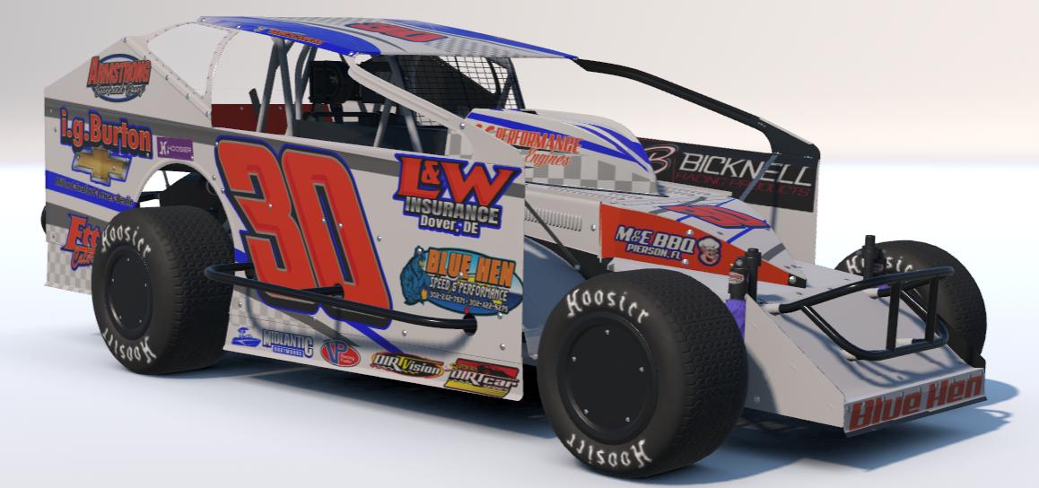 Preview of Dustin Russum #30 IRL Replica by Dave Ward Jr.