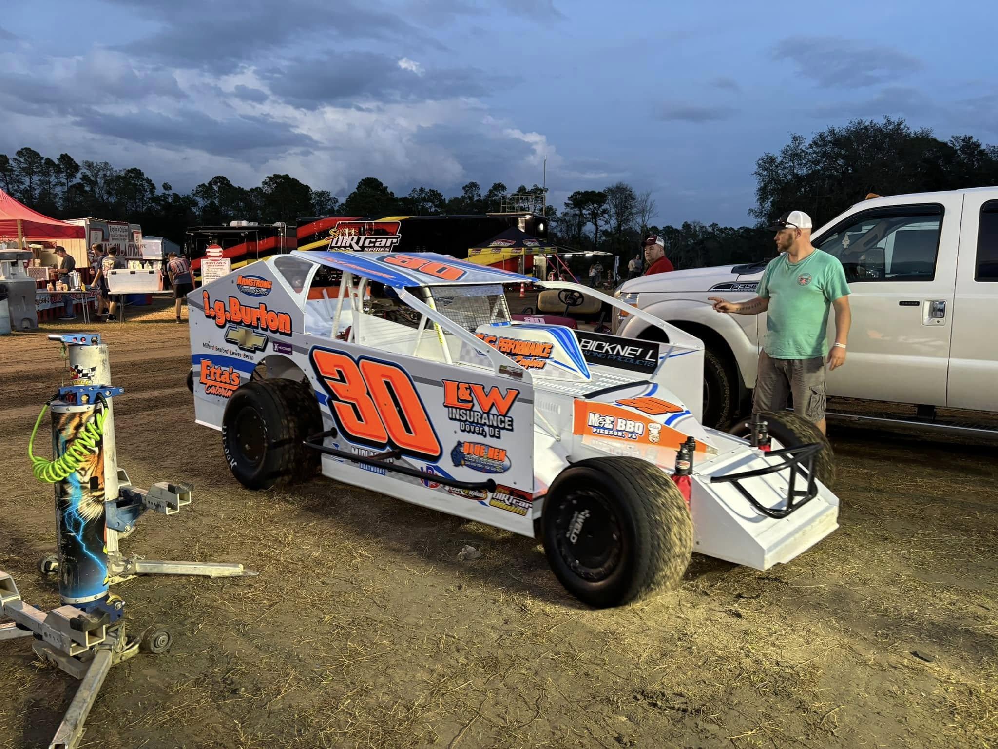 Preview of Dustin Russum #30 IRL Replica by Dave Ward Jr.