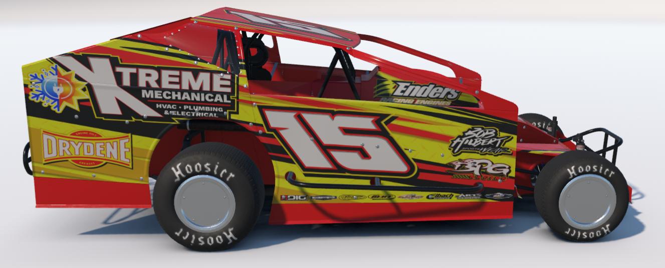 Preview of Dirt Big Block Modified 15 custom number copy by David R Galloway
