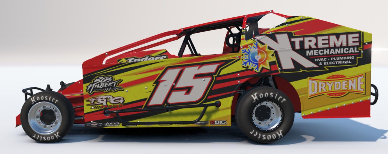 Preview of Dirt Big Block Modified 15 custom number copy by David R Galloway