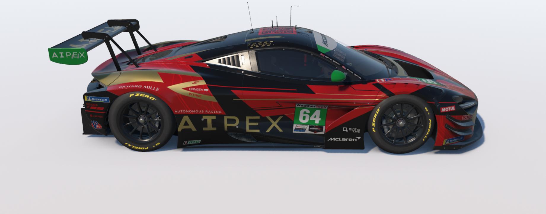 Preview of AIPEX Racing (IMSA GTD Decals version) by Juan Diego Sanchez Martinez