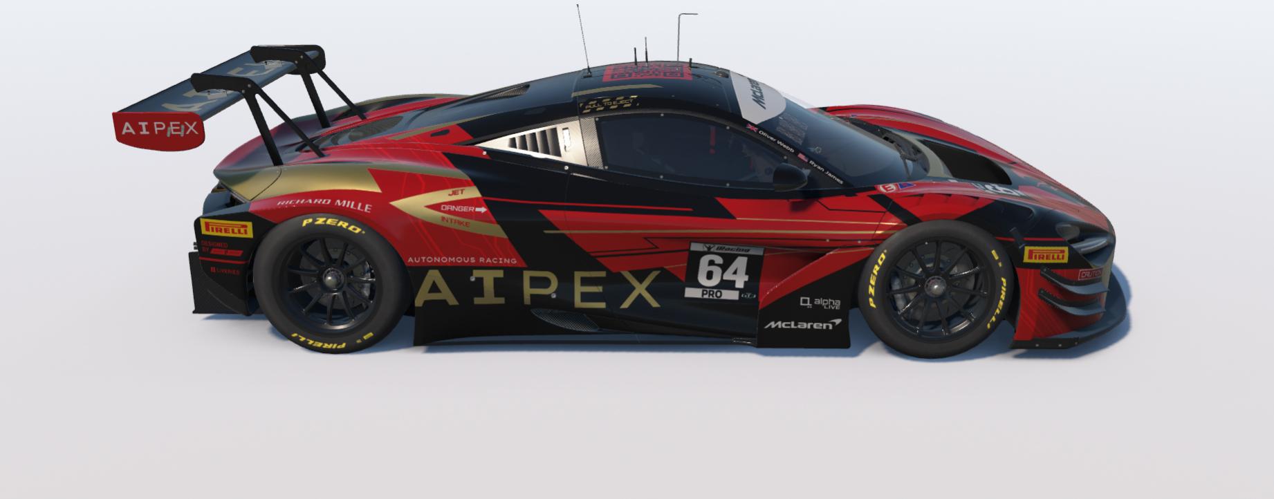 Preview of AIPEX Racing (Standard Decals version) by Juan Diego Sanchez Martinez