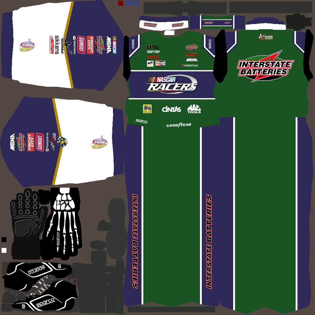 Preview of 1999 Bobby Labonte Nascar Racers Sparco Race Suit by Dylan Martens
