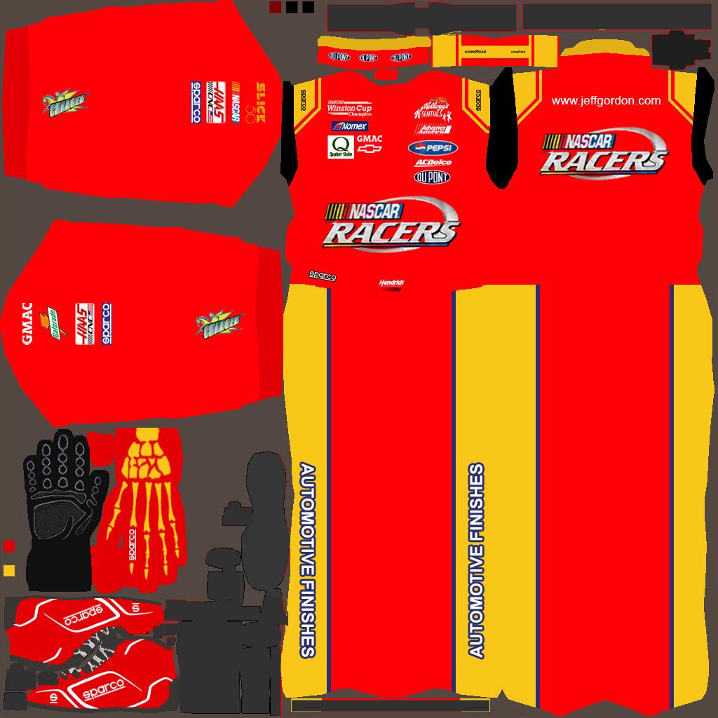 Preview of 1999 Jeff Gordon Nascar Racers Sparco Race Suit by Dylan Martens