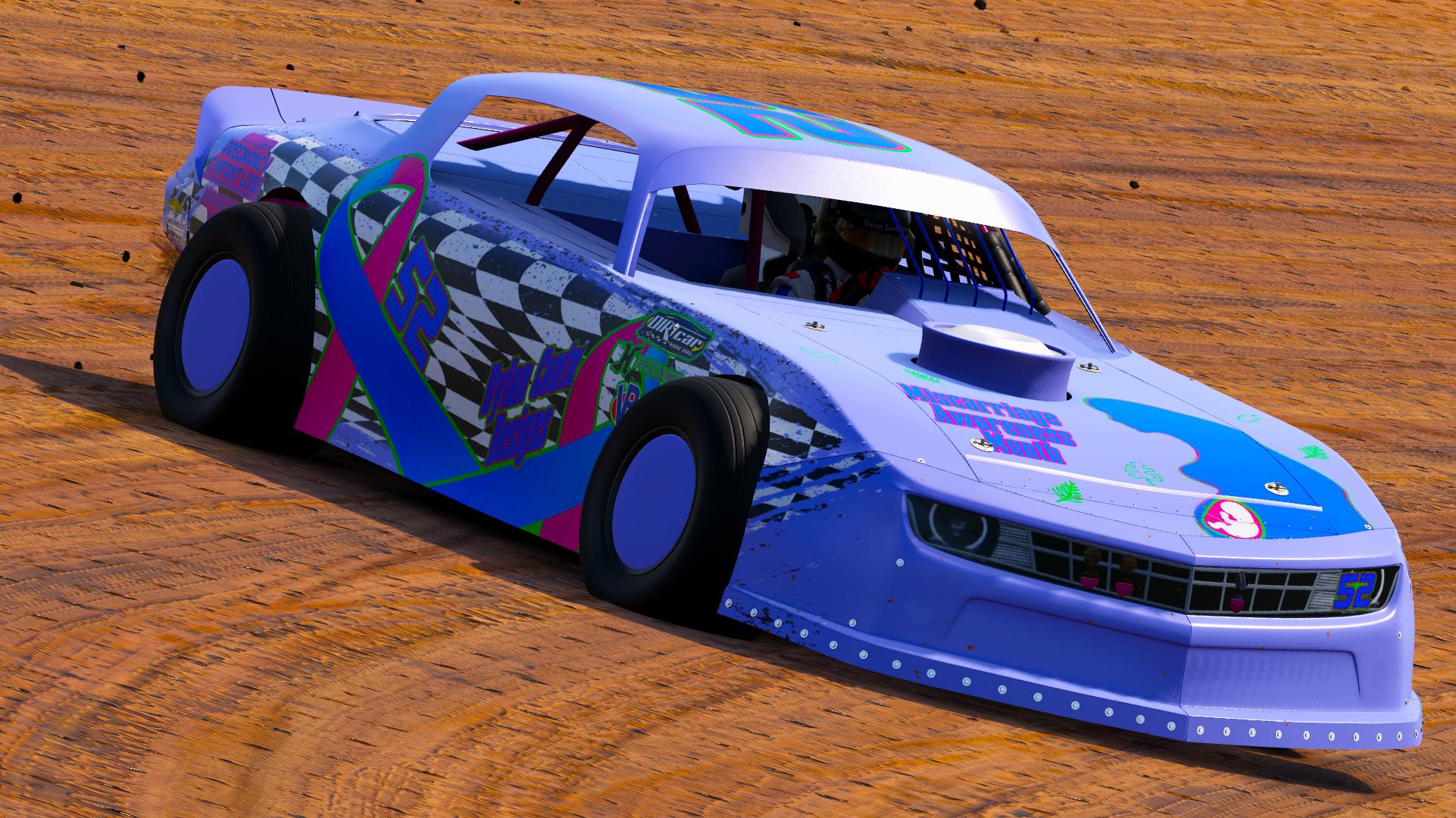 Preview of #52 Miscarriage Awareness Themed Dirt Street Stock by Dylan Coutu