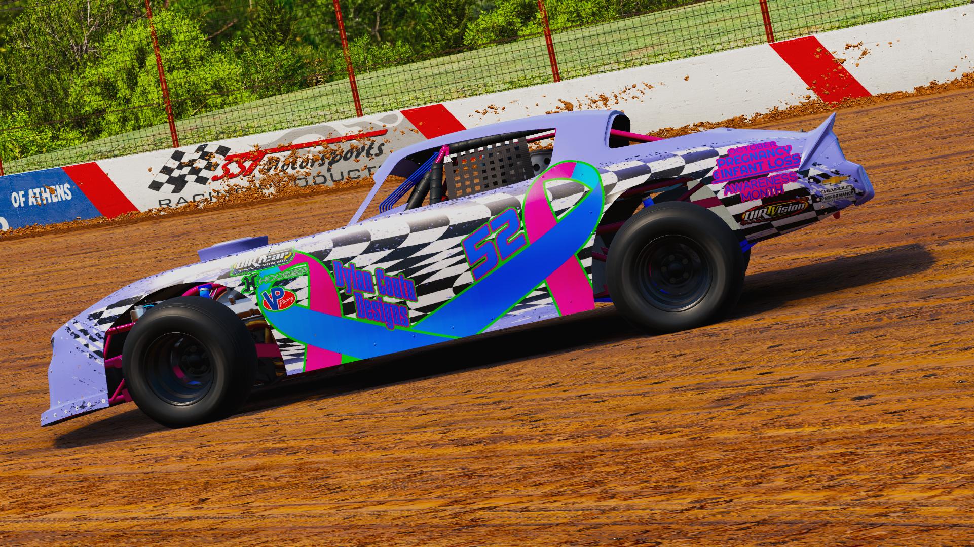 Preview of #52 Miscarriage Awareness Themed Dirt Street Stock by Dylan Coutu