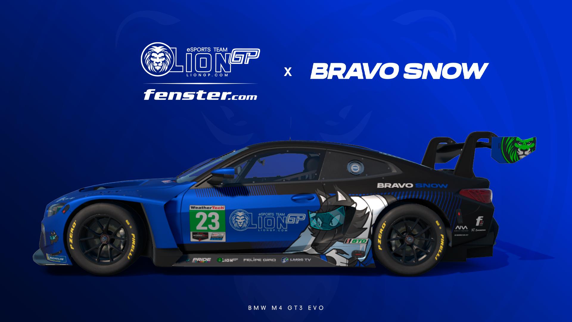 Preview of LionGP x Bravo Snow | BMW M4 GT3 Evo by Danilo Vaz