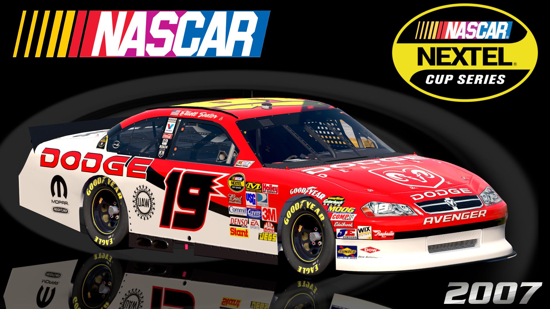 Preview of #19 Elliott Sadler 2007 Dodge Dealers Dodge Avenger COT by Christian Budd