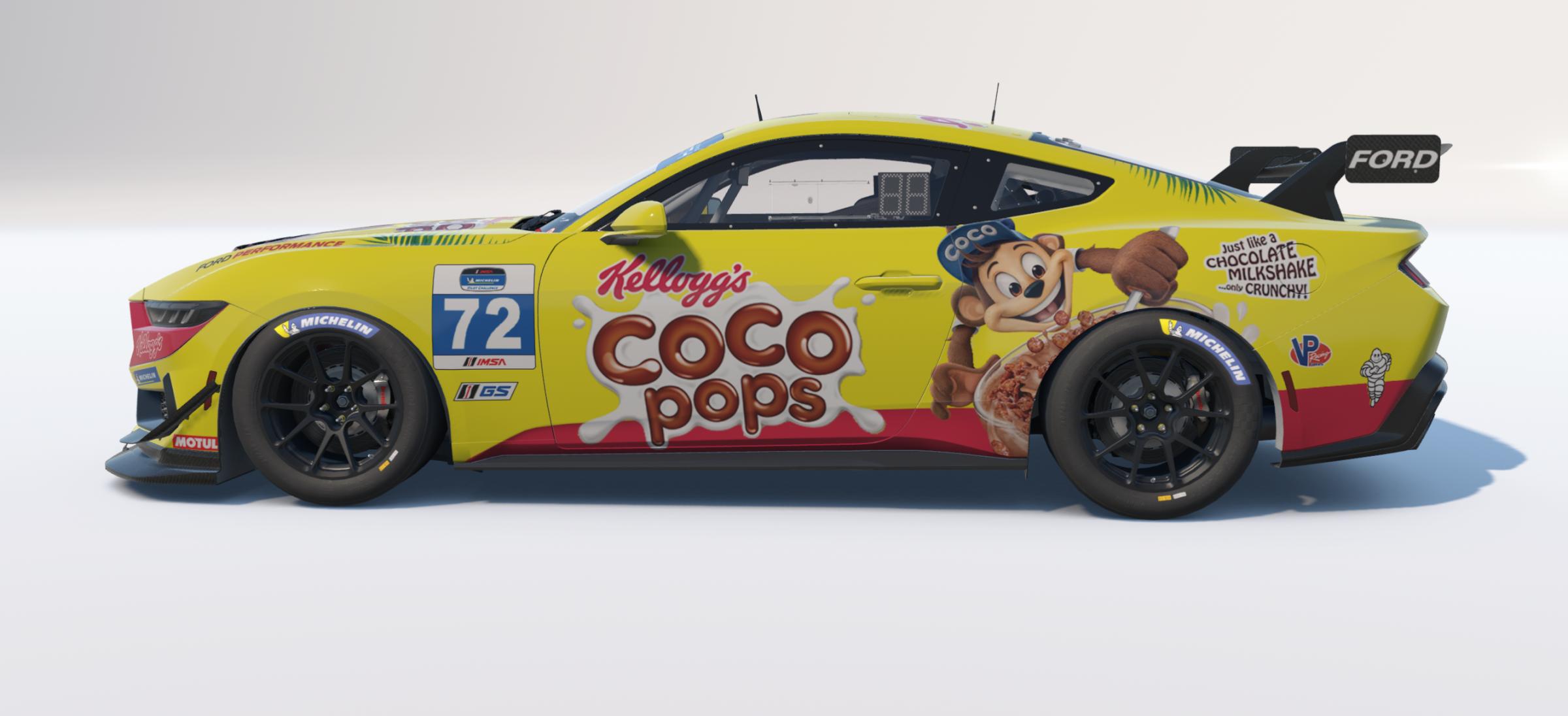 Preview of Ford Mustang GT4 Kelloggs Coco Pops by Greg Barton