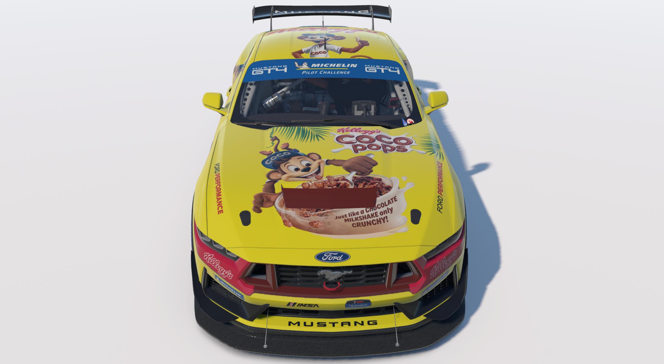 Preview of Ford Mustang GT4 Kelloggs Coco Pops by Greg Barton