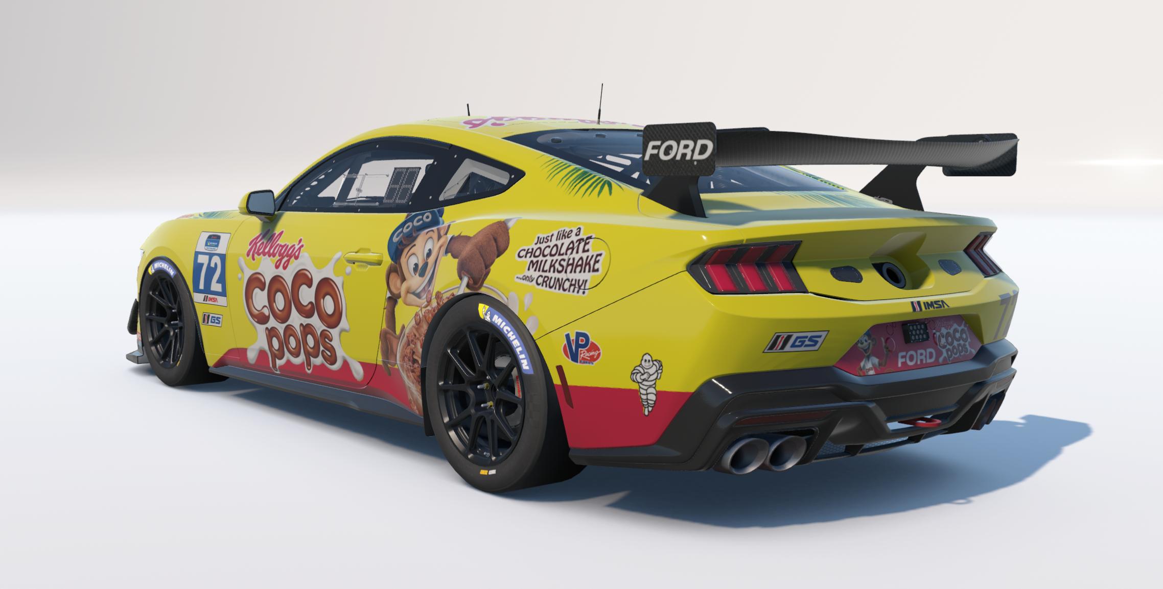 Preview of Ford Mustang GT4 Kelloggs Coco Pops by Greg Barton